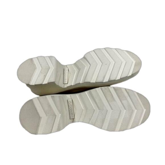 Sorel Hi-Line Waterproof Lace-Up Leather Suede Boots Chunky Heel Tan Sz 11 - Picture 13 of 14